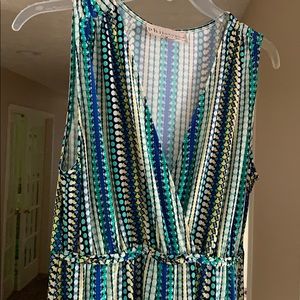 Philosophy  multi-color maxi dress